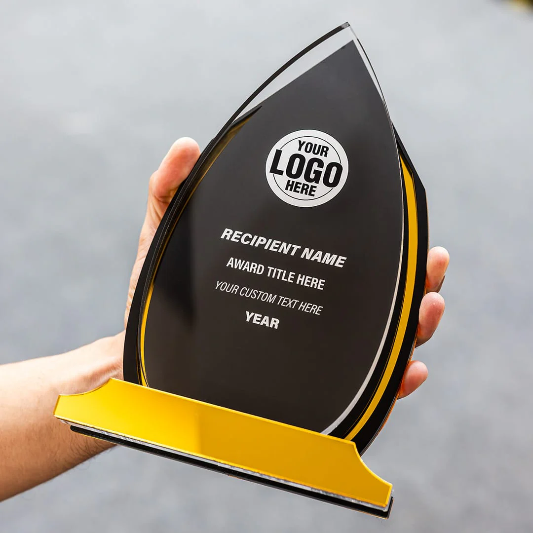 10" Spear Custom Acrylic Award - Image 3