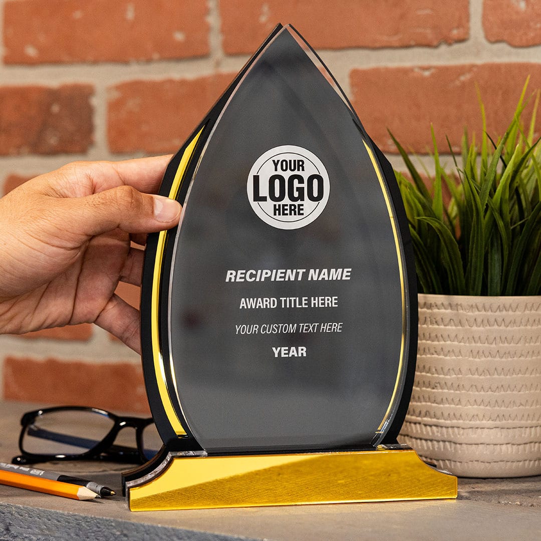 10" Spear Custom Acrylic Award - Image 5