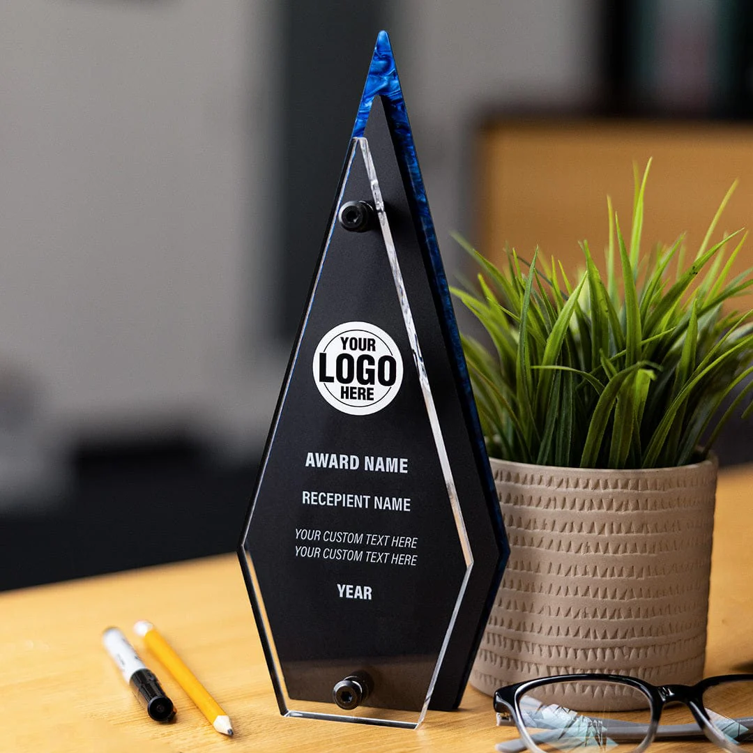 11" Edge Custom Acrylic Award - Image 2