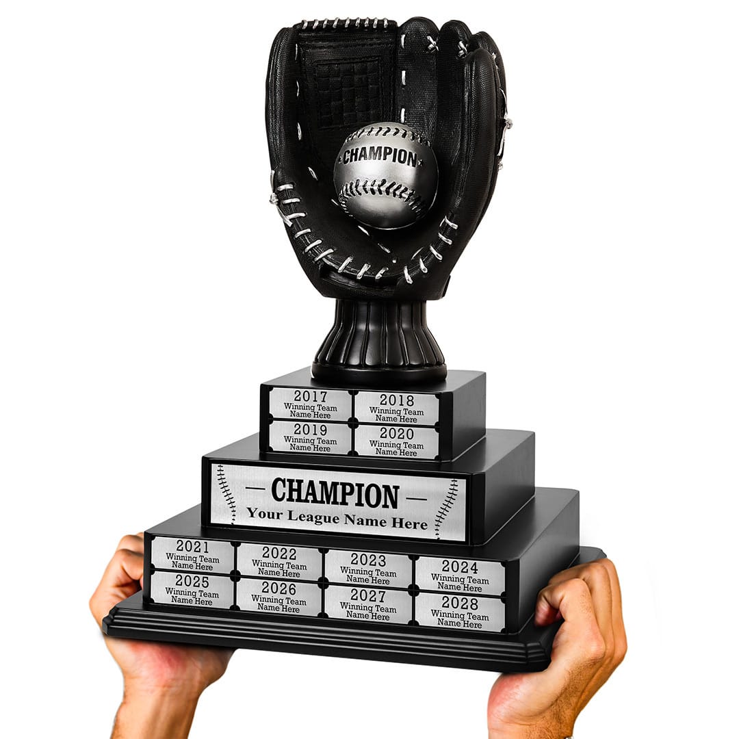 17" Baseball Tiered Perpetual Trophy