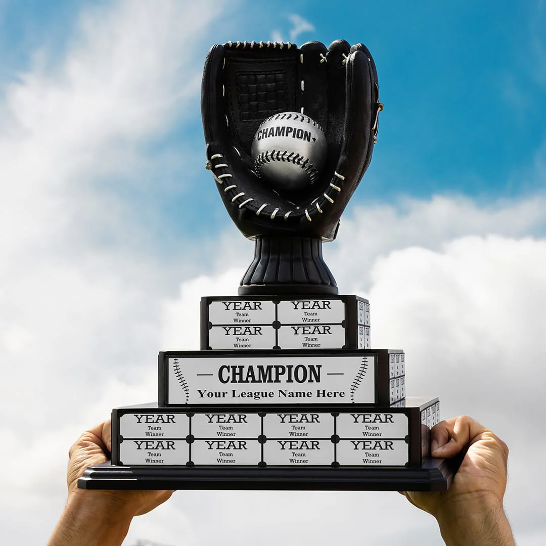 17" Baseball Tiered Perpetual Trophy - Image 3