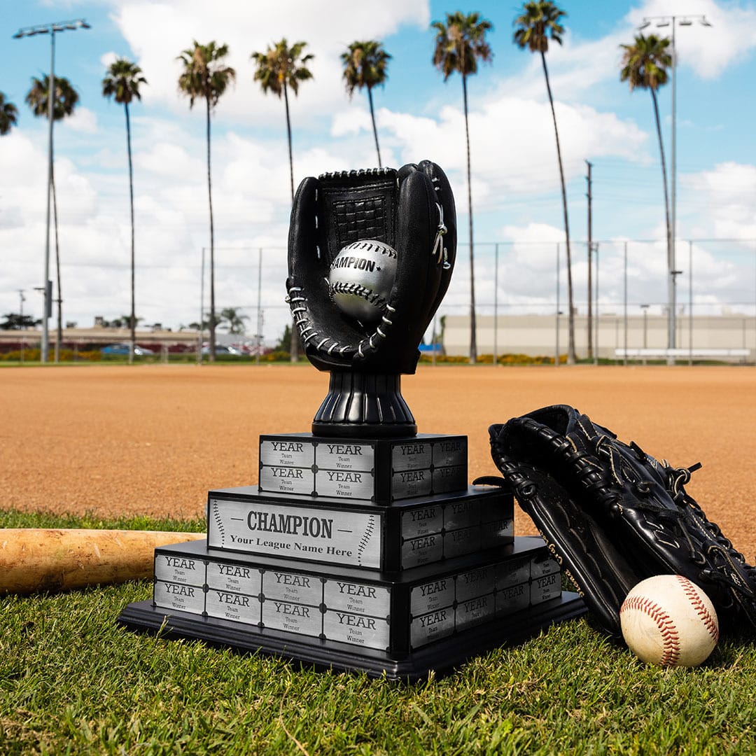 17" Baseball Tiered Perpetual Trophy - Image 5