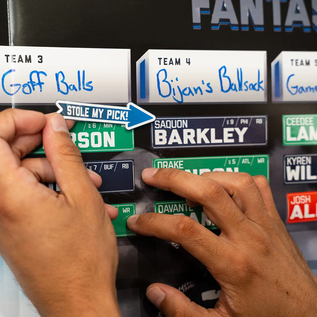 2026 Fantasy Football Draft Board Kit - 16, 14 team - Image 15