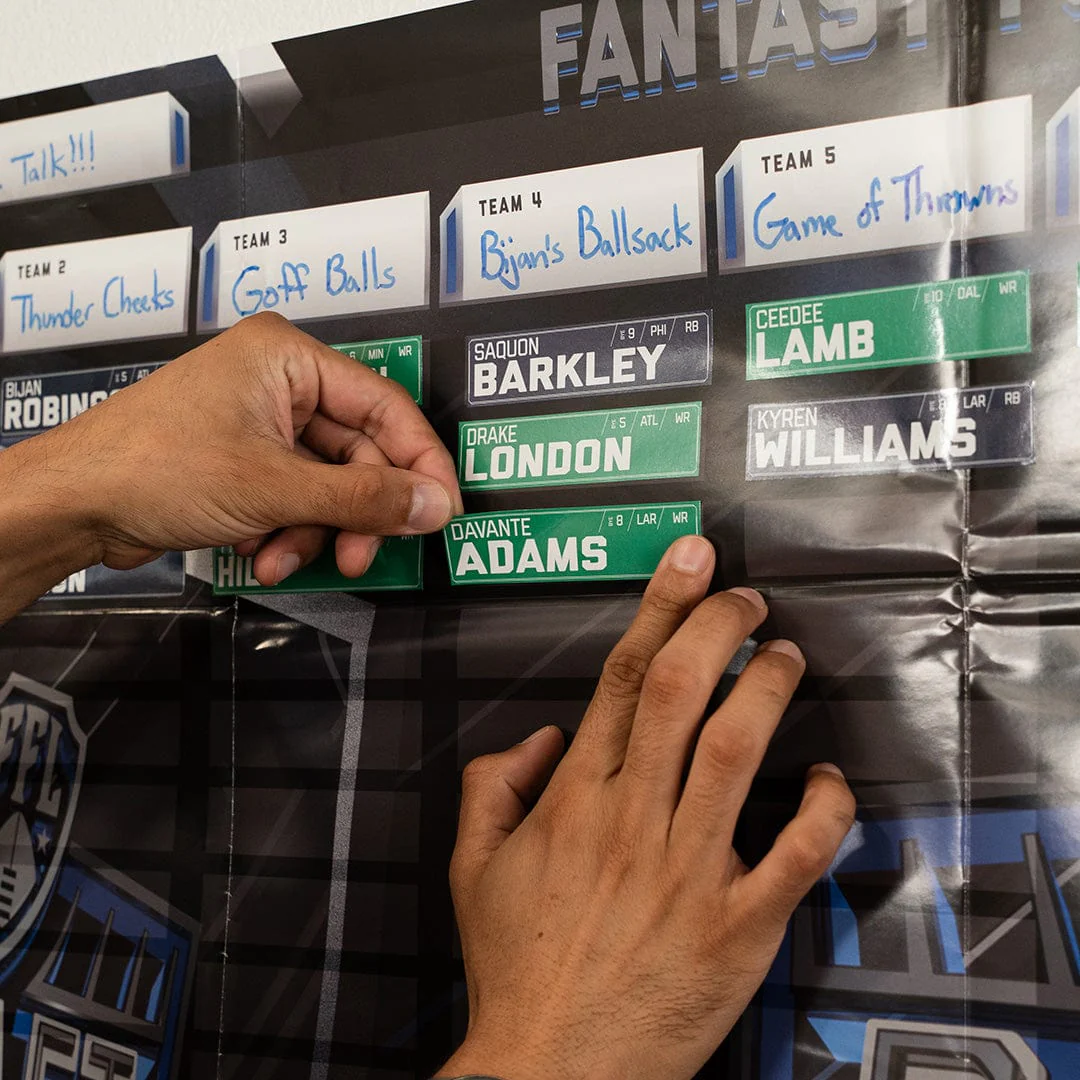 2026 Fantasy Football Draft Board Kit - 16, 14 team - Image 7