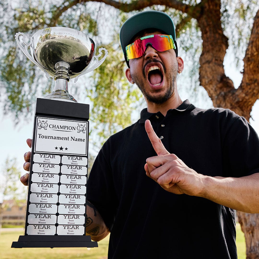 22" Golf Grand Champion Perpetual Tower Trophy - Image 2