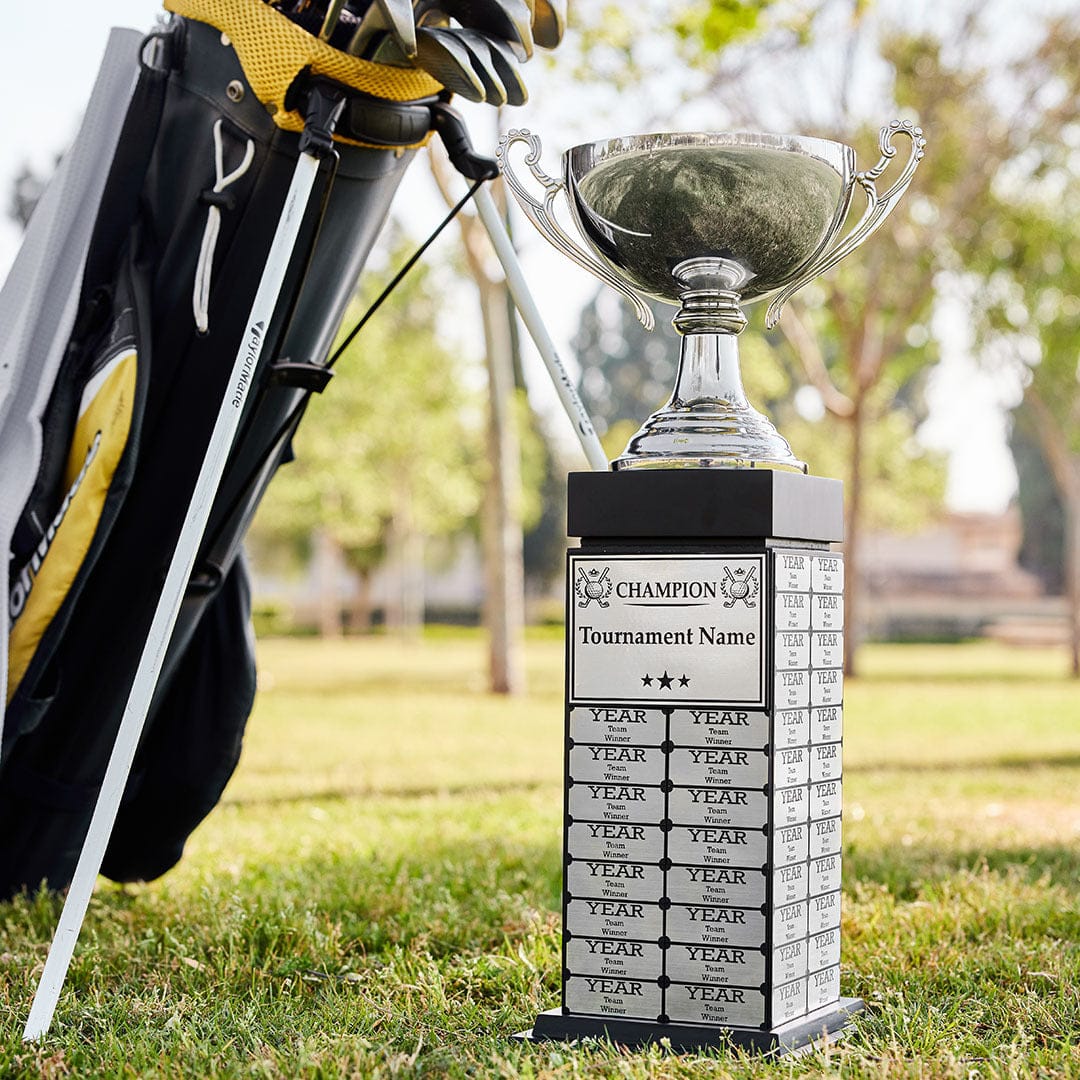 22" Golf Grand Champion Perpetual Tower Trophy - Image 3