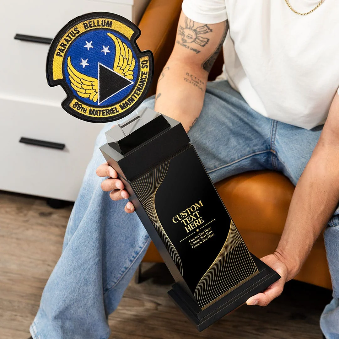 22" Ultimate Custom Logo Tower Trophy - Image 4