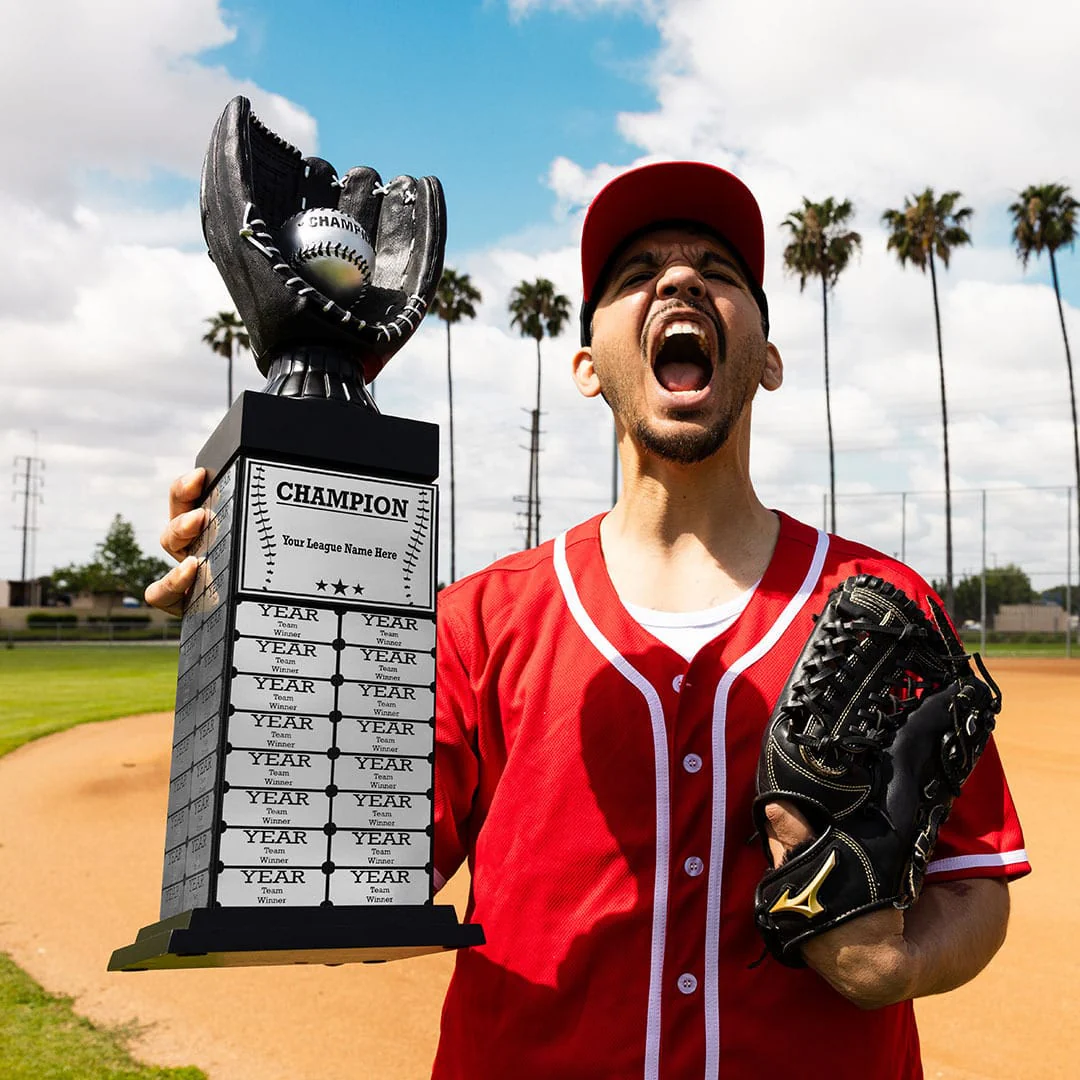 24" Baseball Perpetual Tower Trophy - Image 2