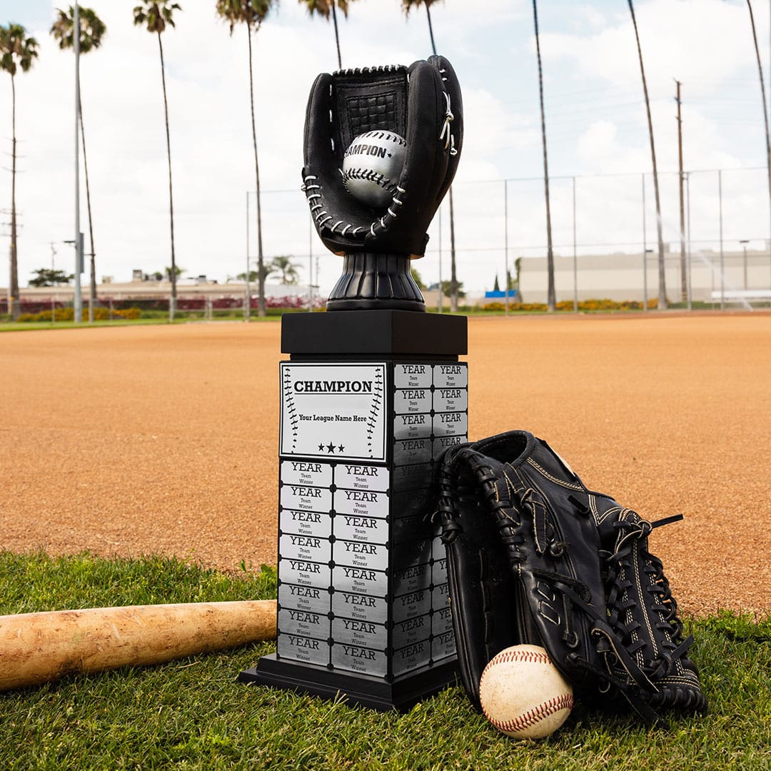 24" Baseball Perpetual Tower Trophy - Image 4