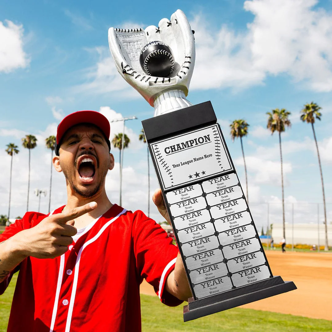 24" Baseball Perpetual Tower Trophy - Image 6