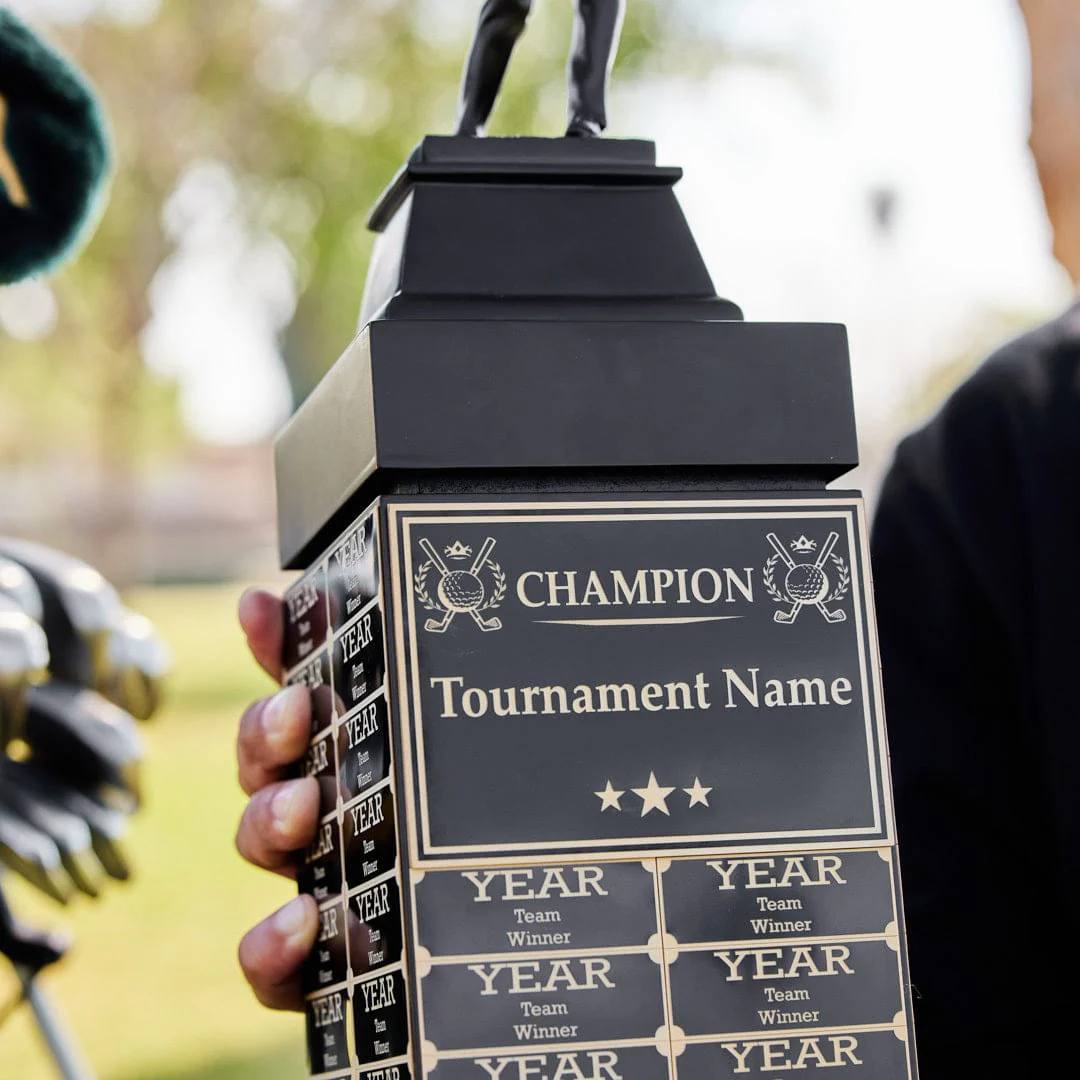 24" Golf Champion Perpetual Tower Trophy - Image 5