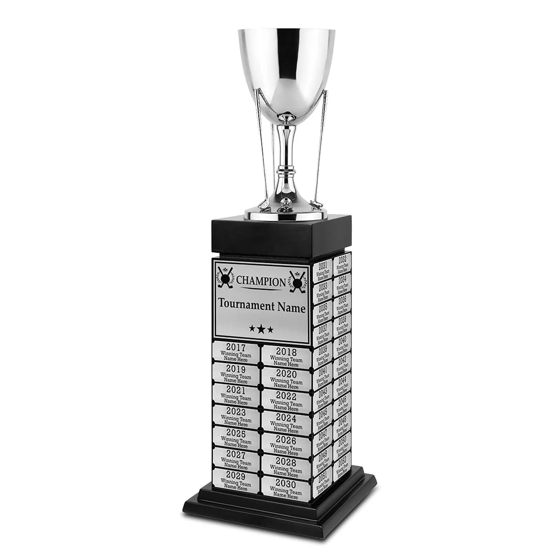 24" Golf Cup Perpetual Tower Trophy - Image 6