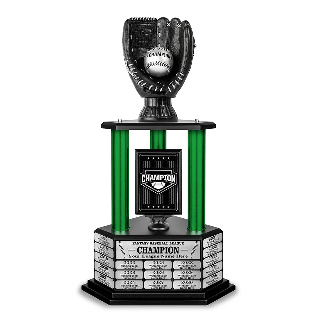 26-36” Black Baseball Trophy - Image 10