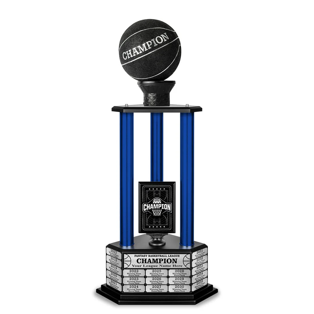 26-36” Black Basketball Trophy - Image 16