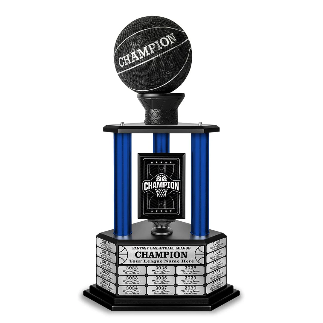 26-36” Black Basketball Trophy - Image 8
