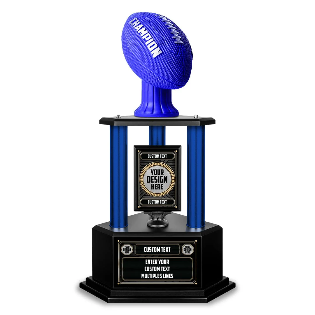 26"-36" Custom Champion Football Trophy - Image 10