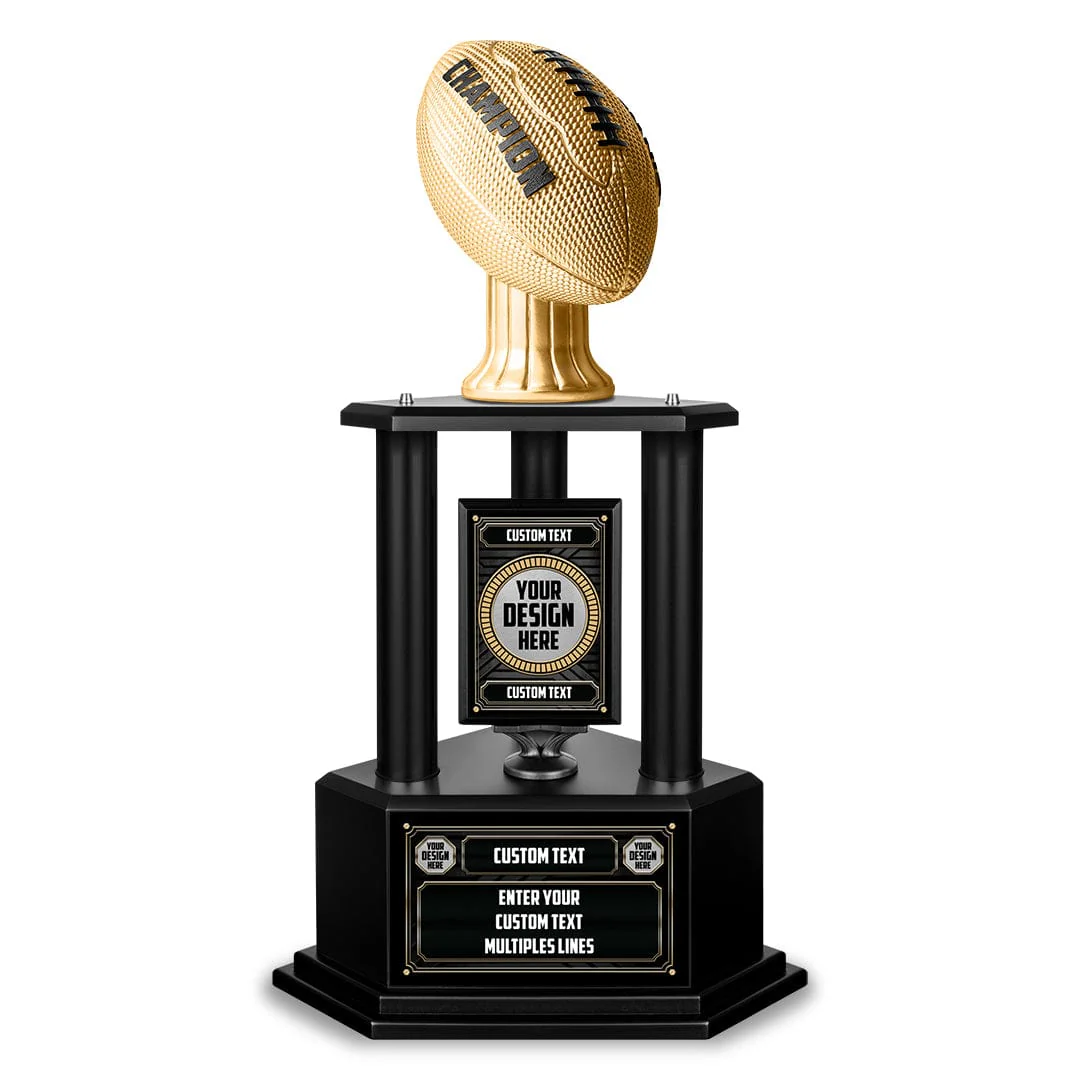 26"-36" Custom Champion Football Trophy - Image 15