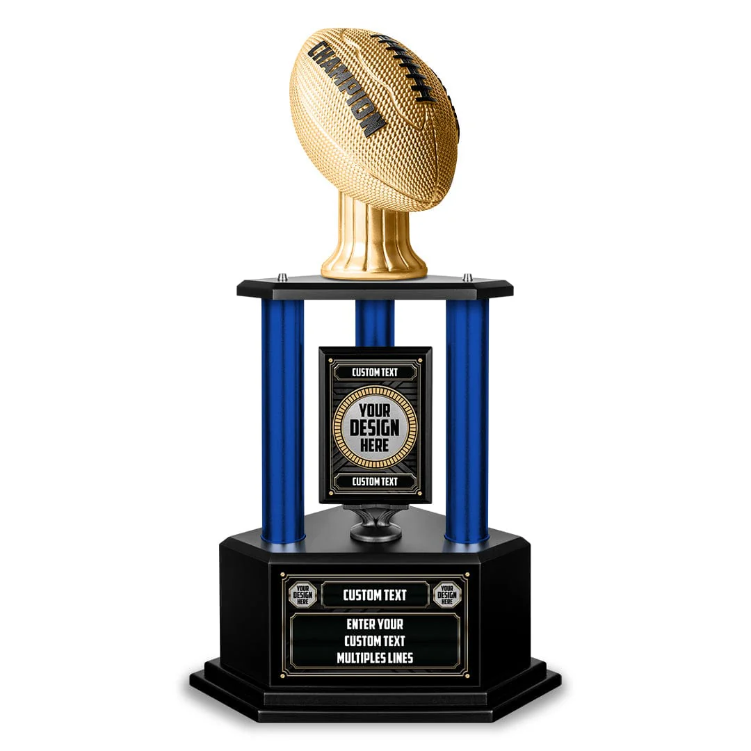 26"-36" Custom Champion Football Trophy - Image 16