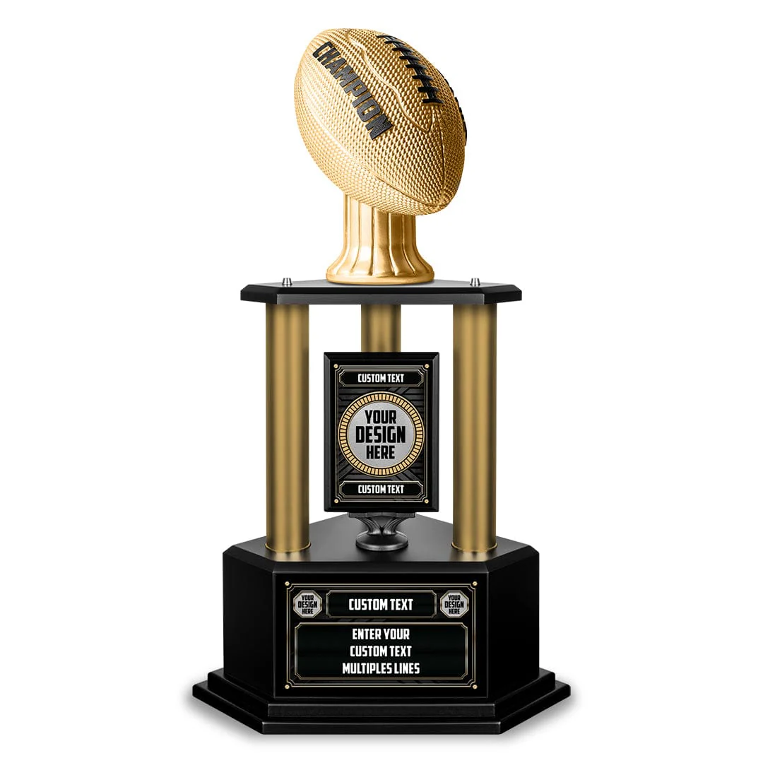 26"-36" Custom Champion Football Trophy - Image 17