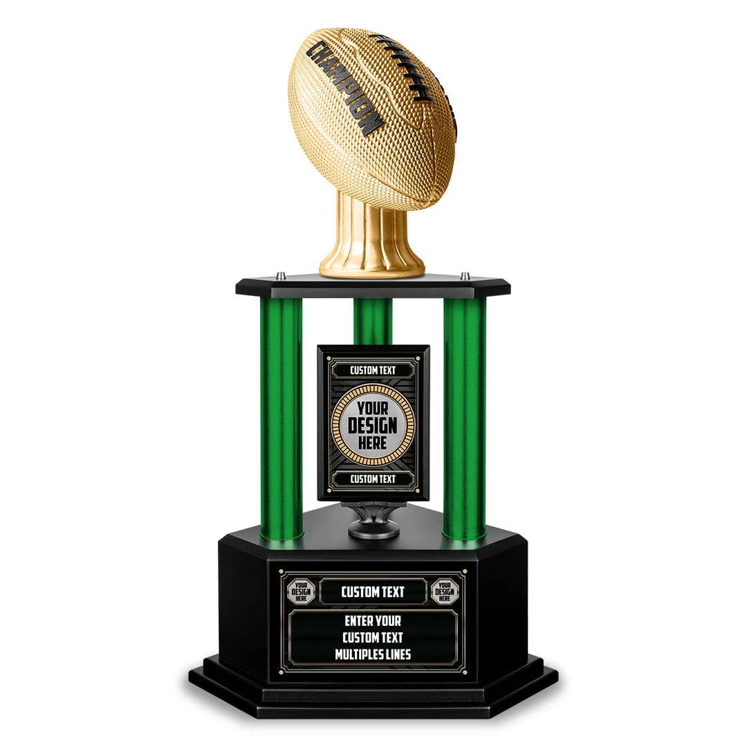 26"-36" Custom Champion Football Trophy - Image 18