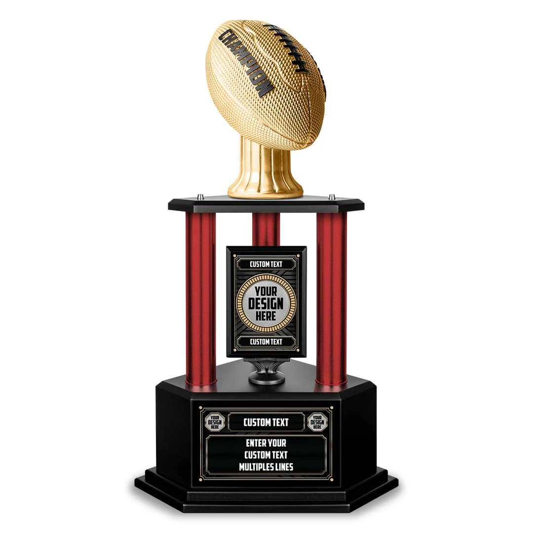 26"-36" Custom Champion Football Trophy - Image 19
