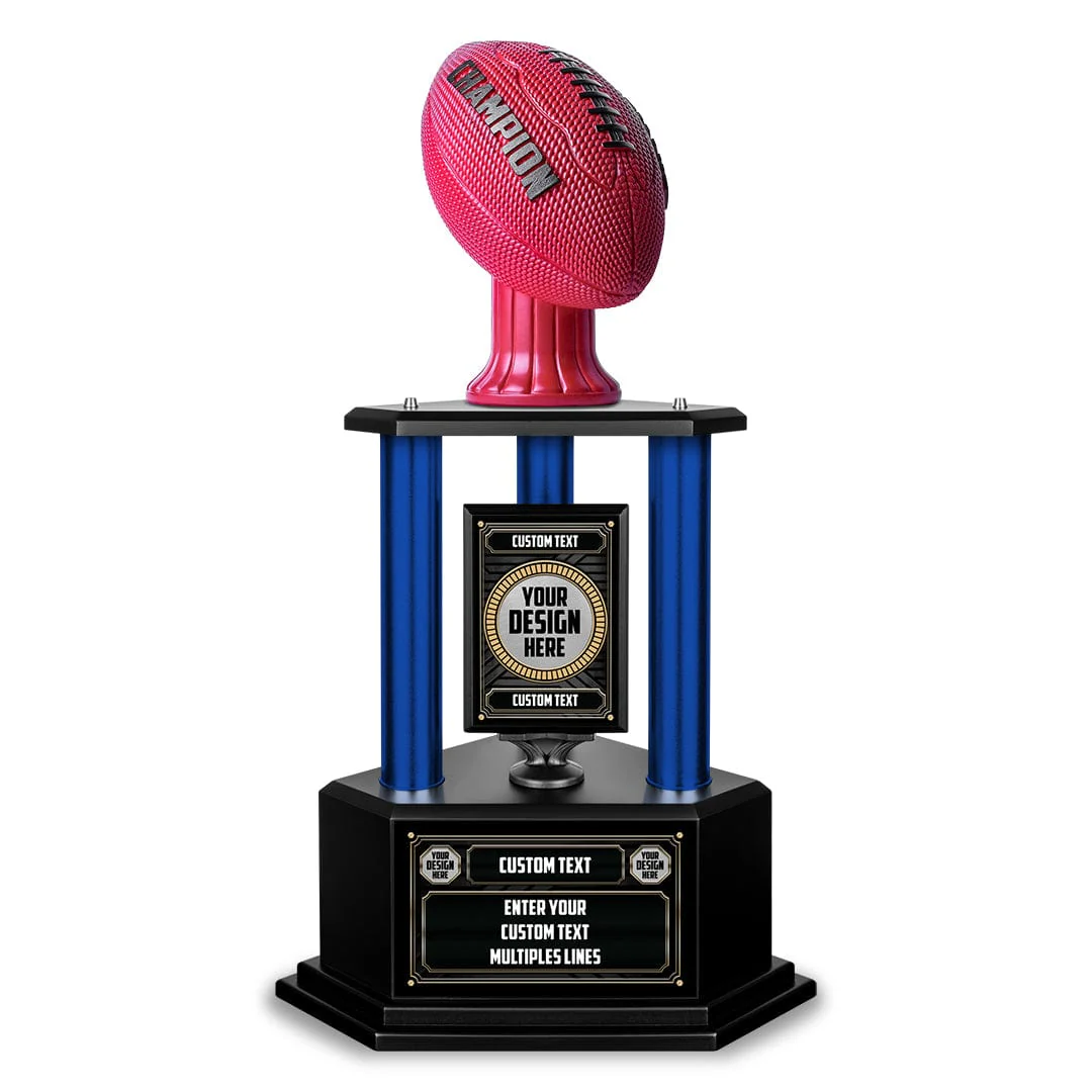 26"-36" Custom Champion Football Trophy - Image 22