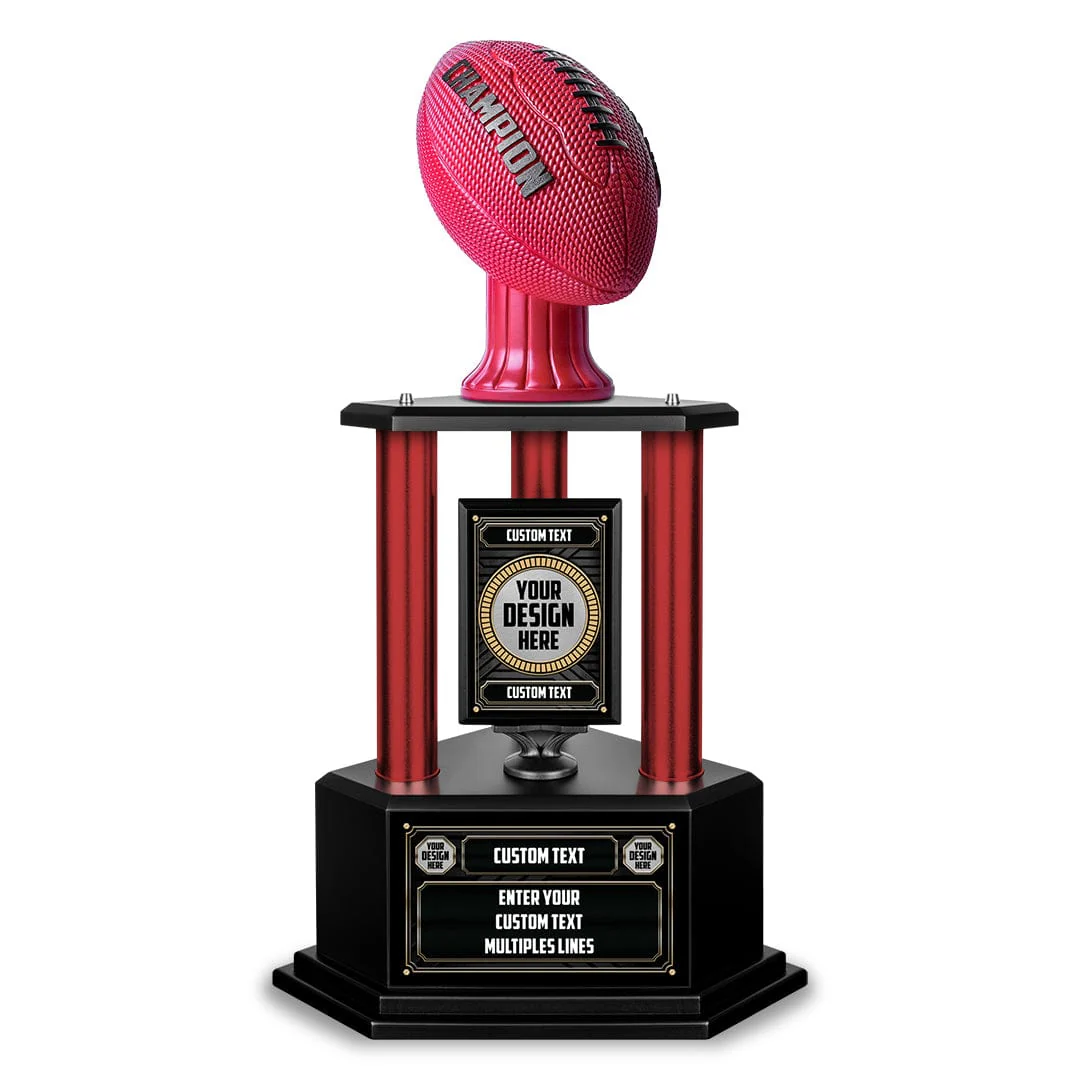 26"-36" Custom Champion Football Trophy - Image 25