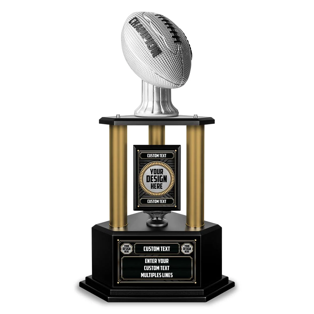 26"-36" Custom Champion Football Trophy - Image 29