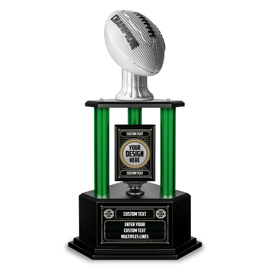 26"-36" Custom Champion Football Trophy - Image 30