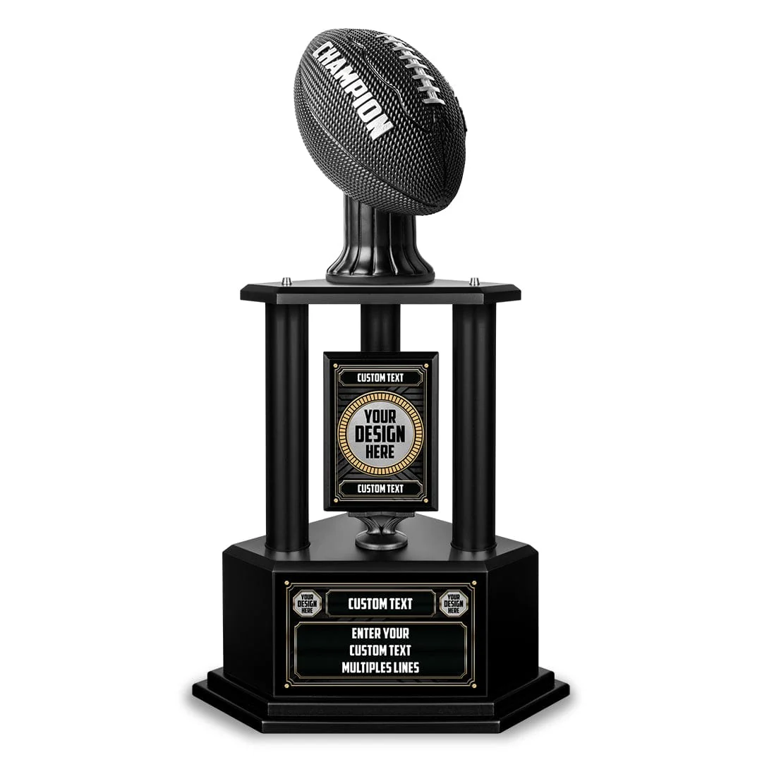 26"-36" Custom Champion Football Trophy - Image 4