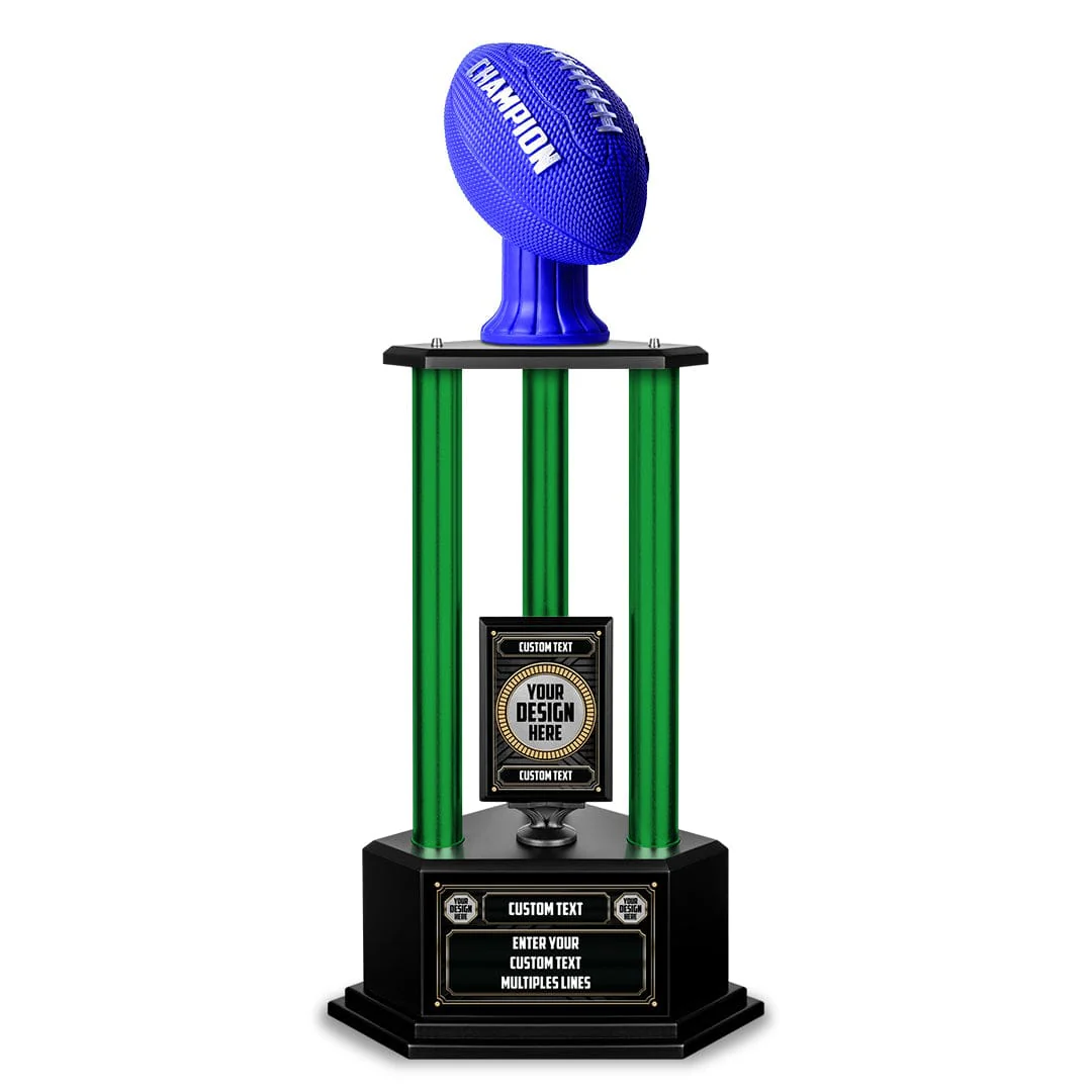 26"-36" Custom Champion Football Trophy - Image 41