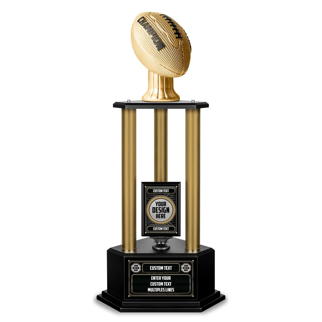 26"-36" Custom Champion Football Trophy - Image 46