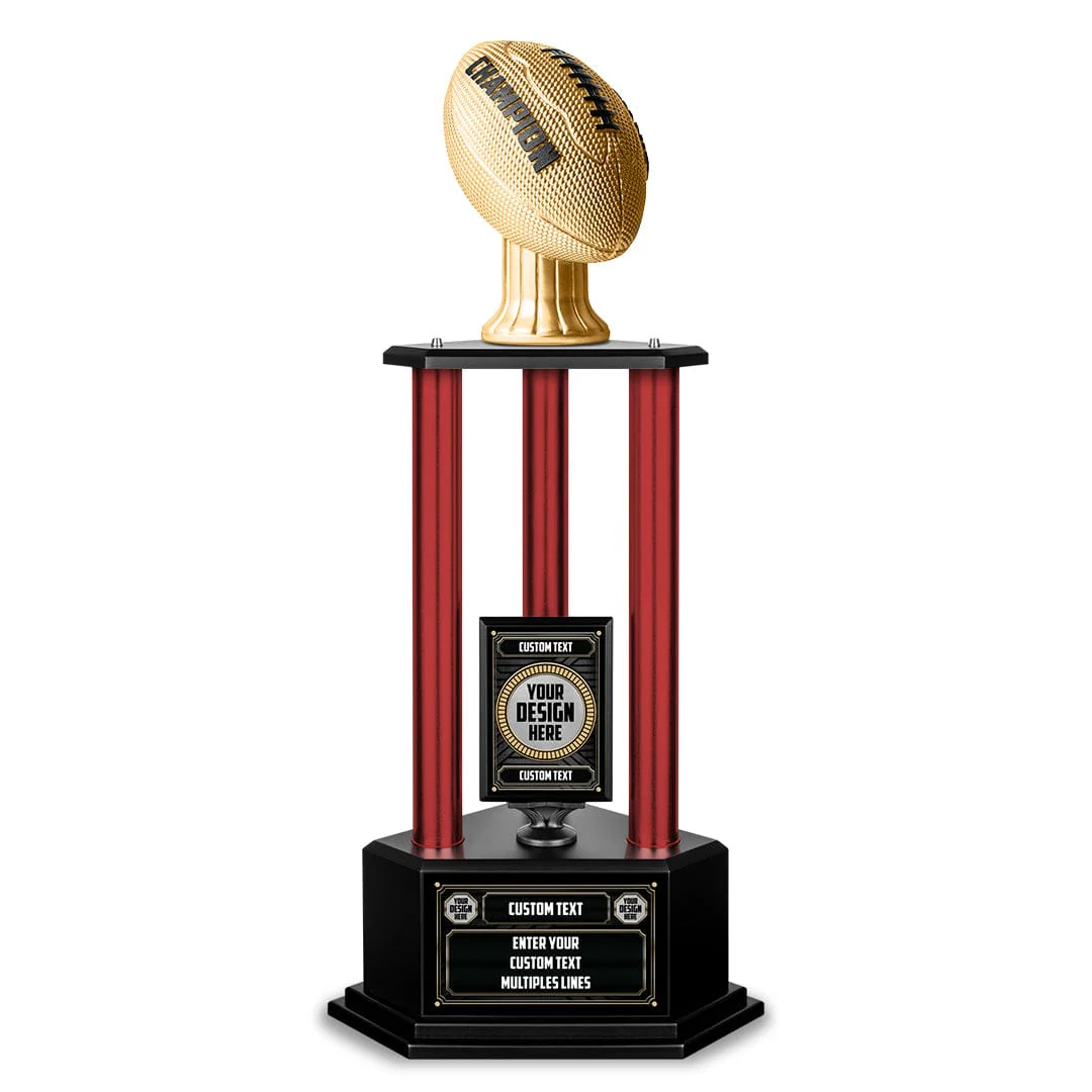26"-36" Custom Champion Football Trophy - Image 48