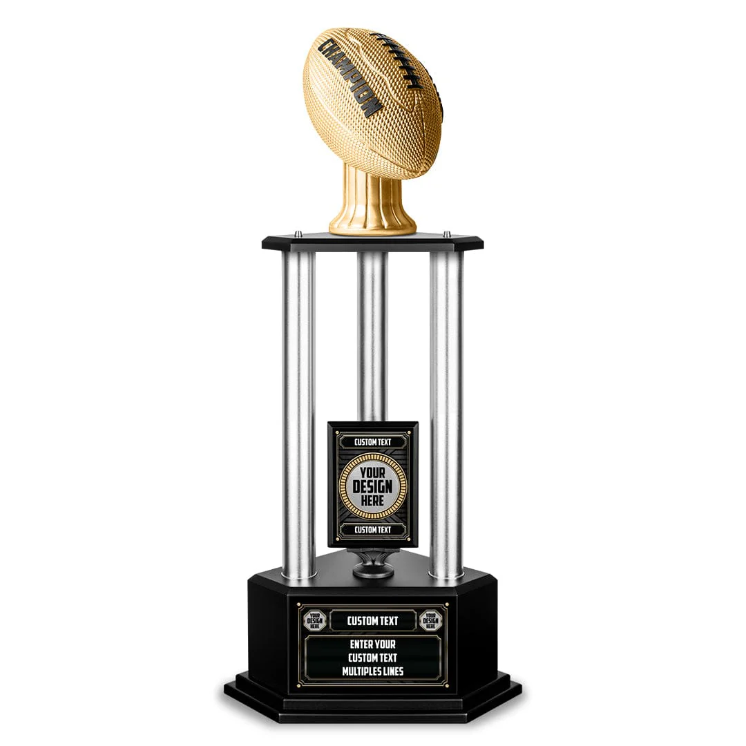 26"-36" Custom Champion Football Trophy - Image 49