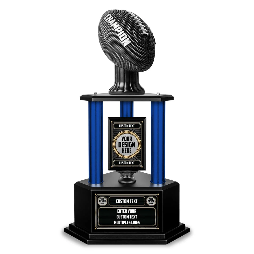 26"-36" Custom Champion Football Trophy - Image 5