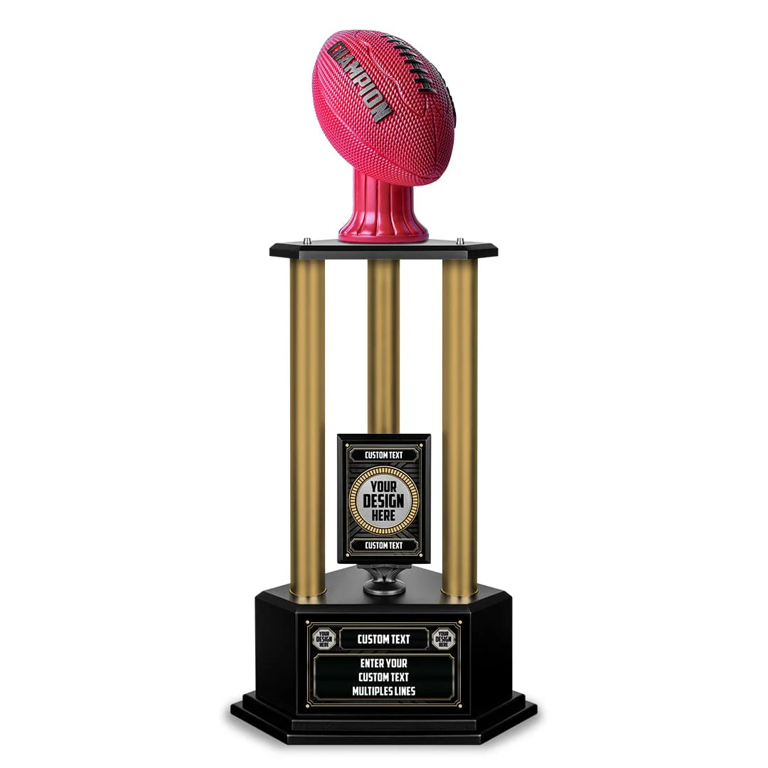 26"-36" Custom Champion Football Trophy - Image 52