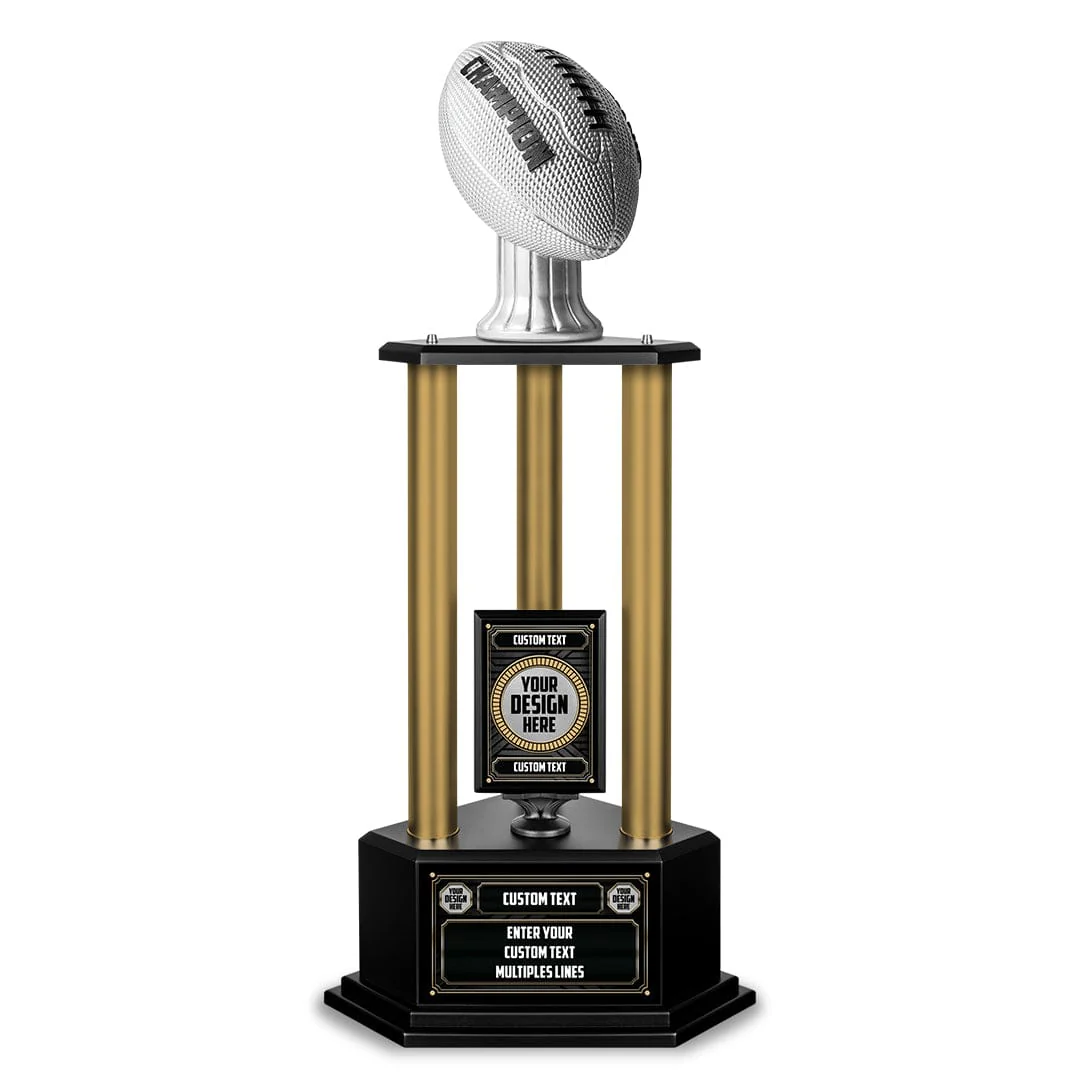 26"-36" Custom Champion Football Trophy - Image 58