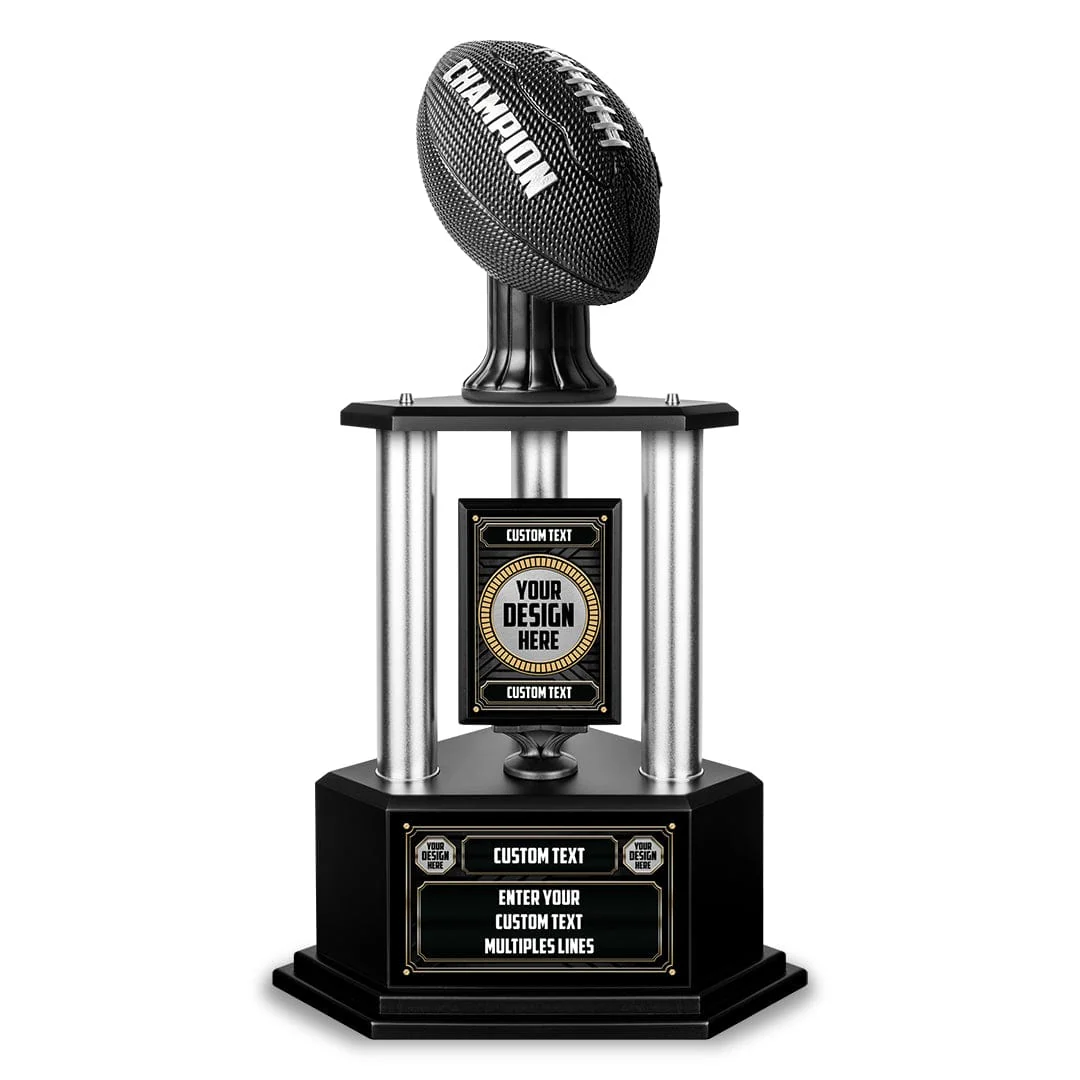 26"-36" Custom Champion Football Trophy - Image 8