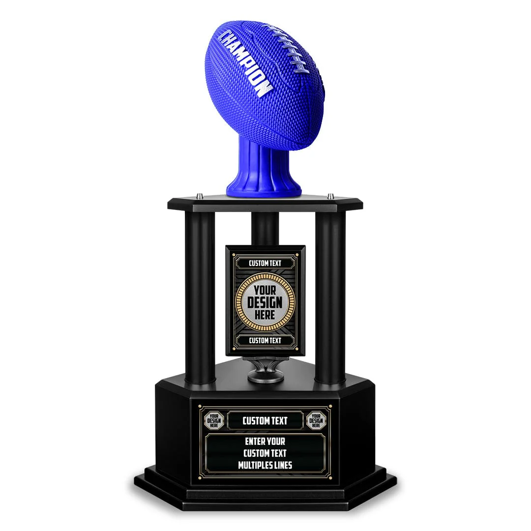 26"-36" Custom Champion Football Trophy - Image 9