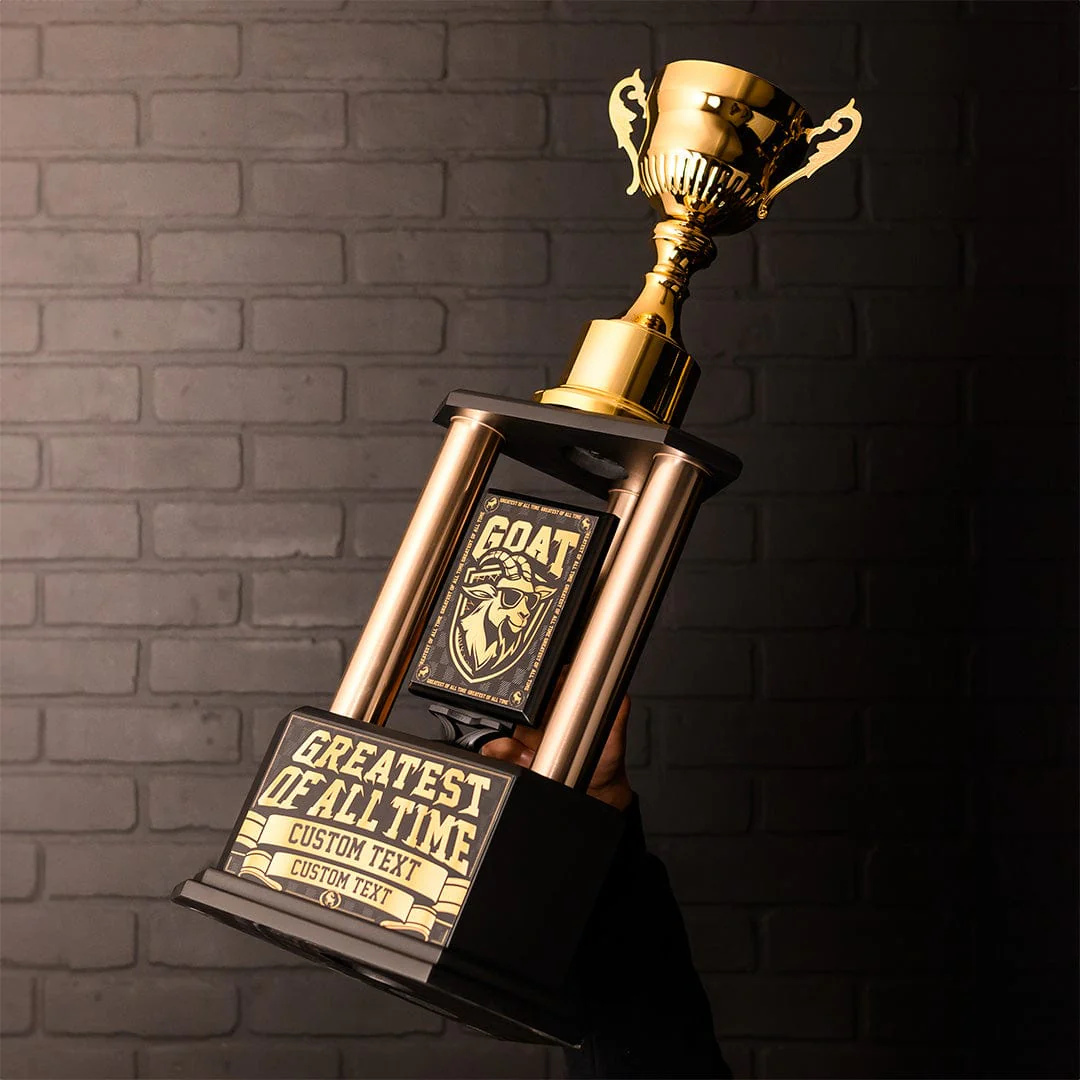 26"-36" Greatest Of All Time Custom GOAT Trophy - Image 3
