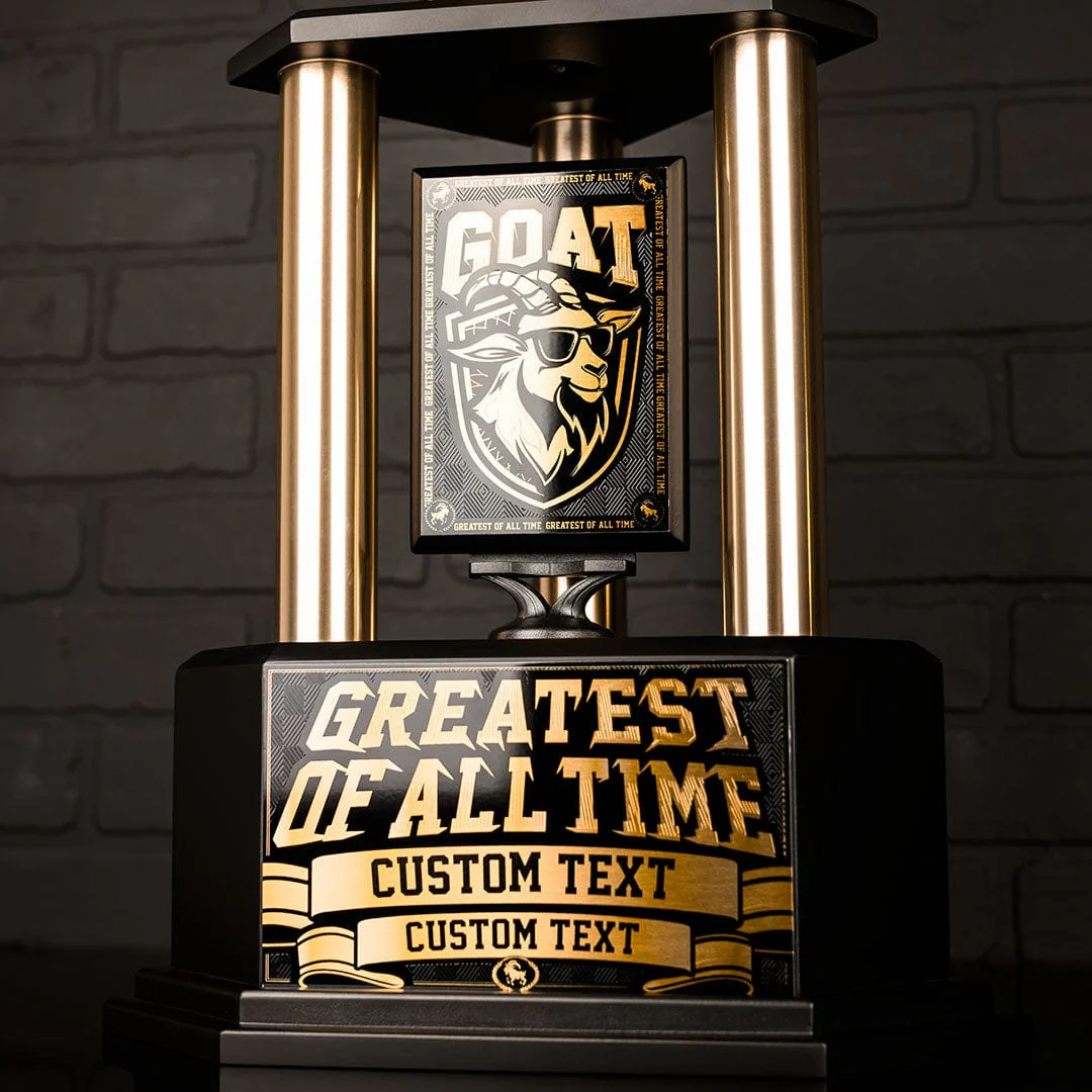 26"-36" Greatest Of All Time Custom GOAT Trophy - Image 5