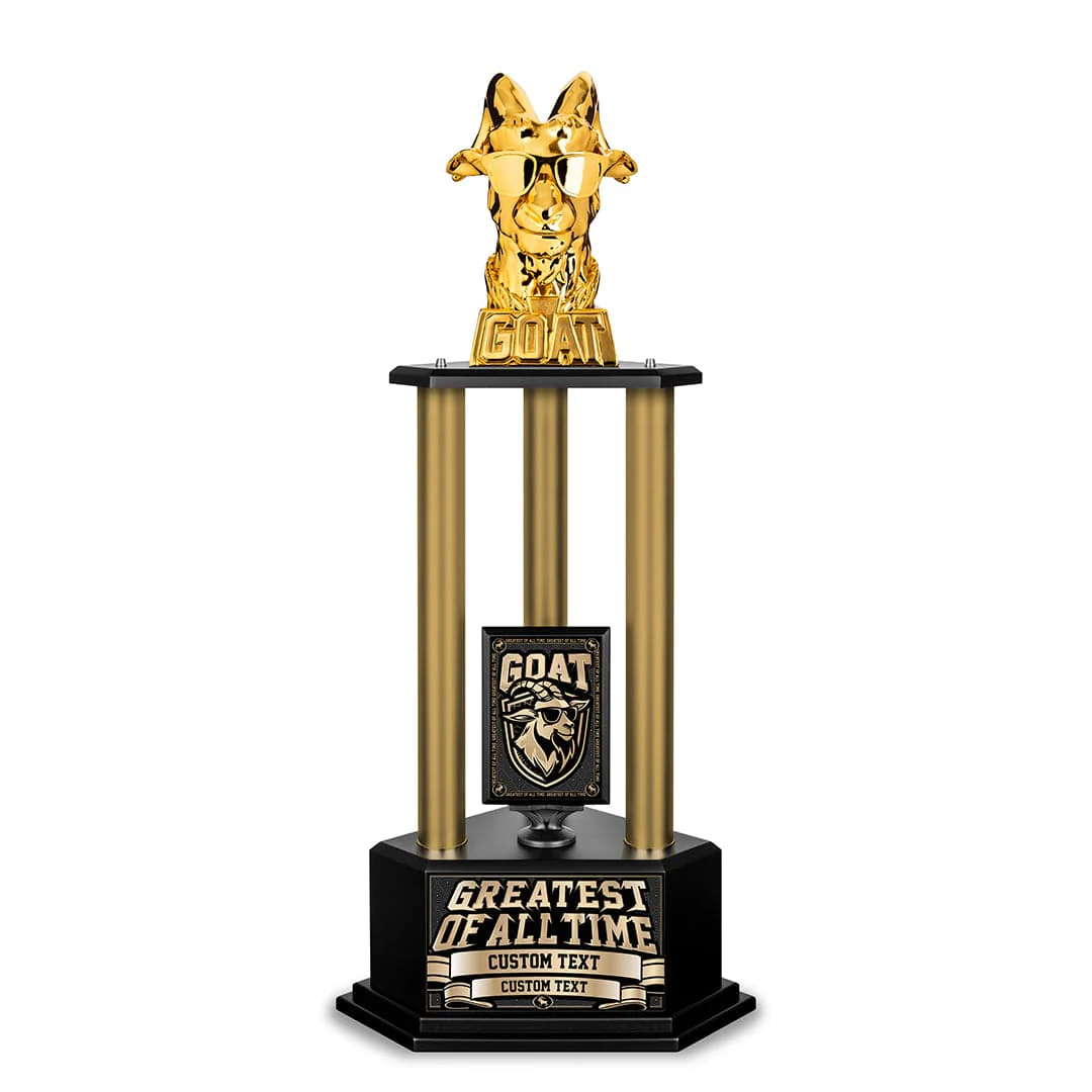 26"-36" Greatest Of All Time Custom GOAT Trophy - Image 6