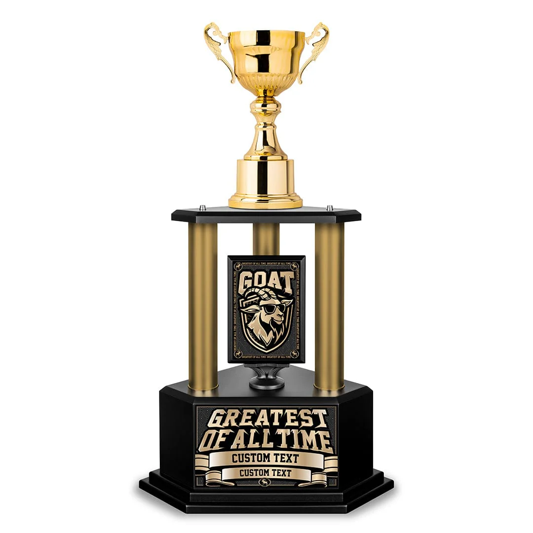 26"-36" Greatest Of All Time Custom GOAT Trophy - Image 7