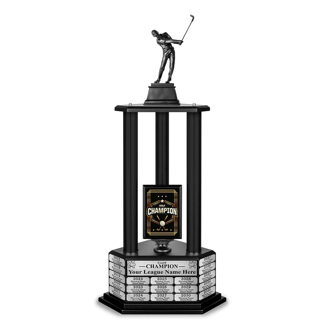 26"-36" Perpetual Custom Championship Golf Trophy - Image 10