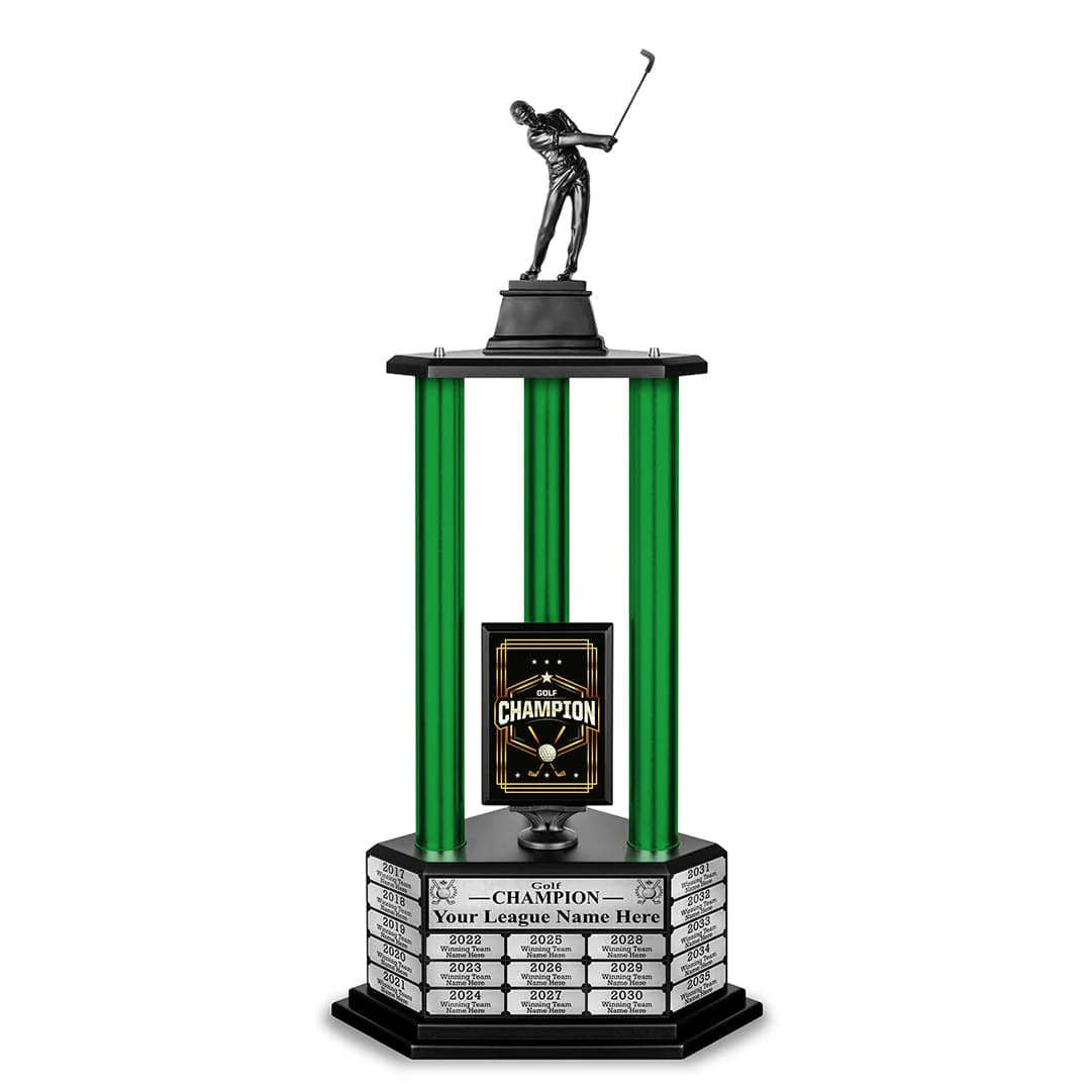 26"-36" Perpetual Custom Championship Golf Trophy - Image 12