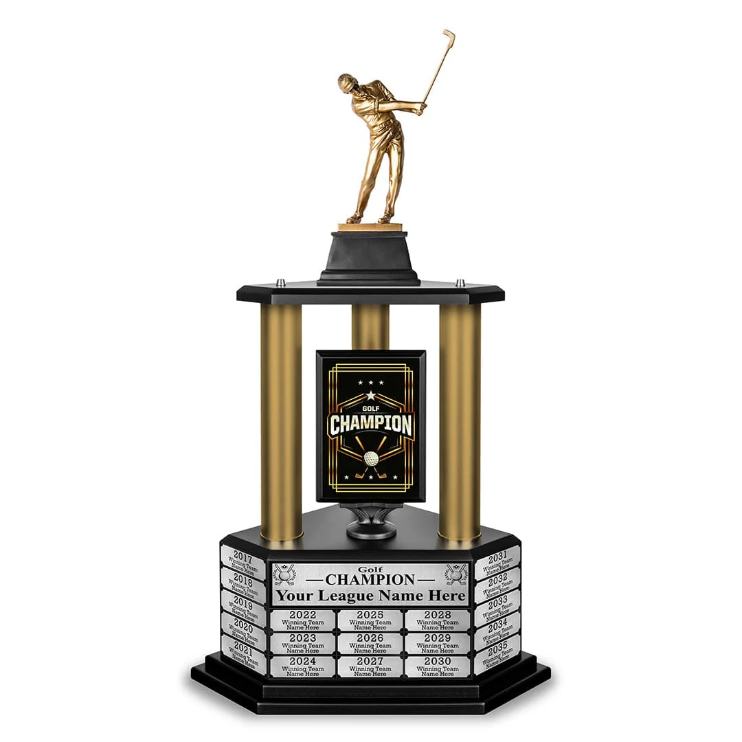 26"-36" Perpetual Custom Championship Golf Trophy - Image 15