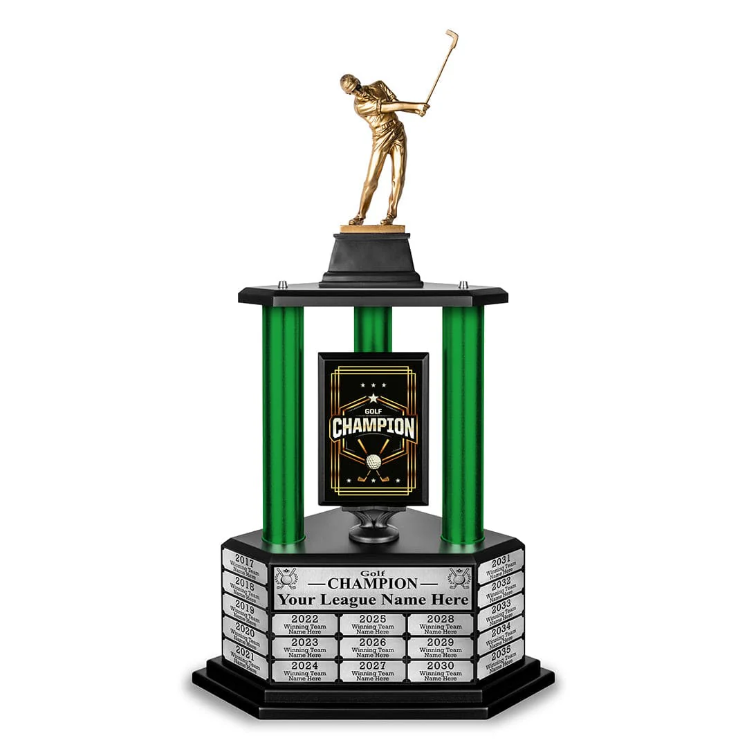 26"-36" Perpetual Custom Championship Golf Trophy - Image 16