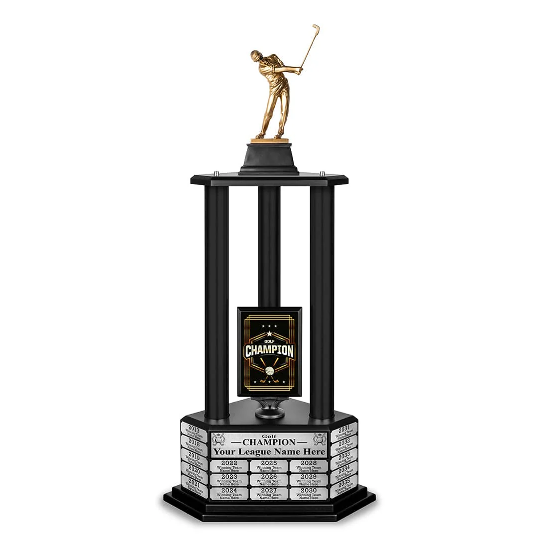 26"-36" Perpetual Custom Championship Golf Trophy - Image 18