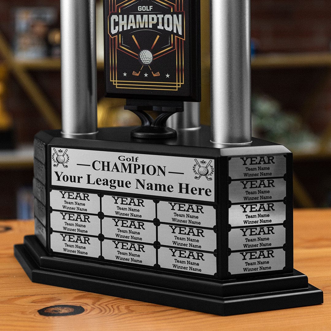 26"-36" Perpetual Custom Championship Golf Trophy - Image 3