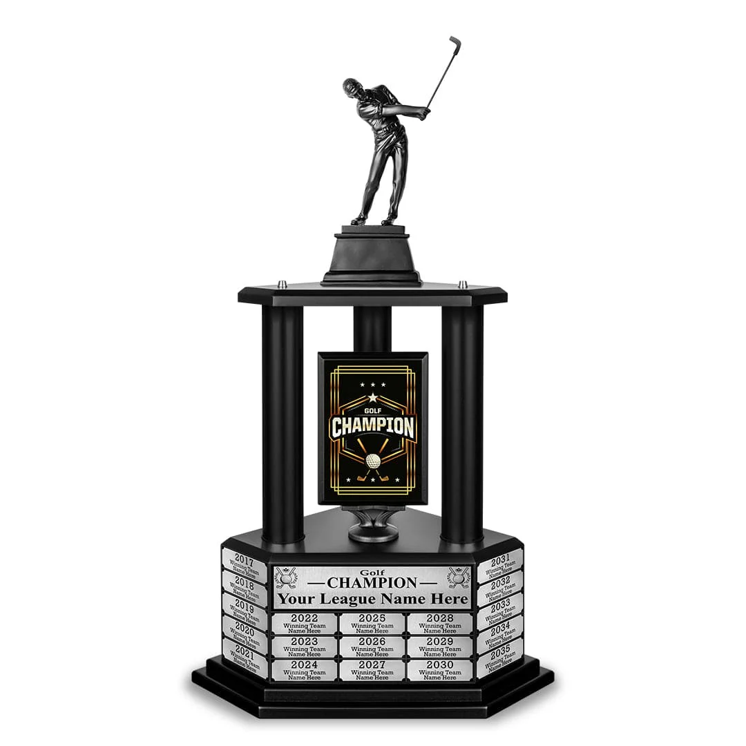 26"-36" Perpetual Custom Championship Golf Trophy - Image 7